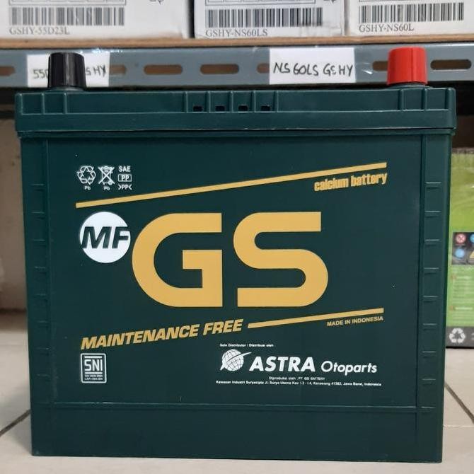 Aki Mobil Toyota Yaris GS Astra NS60LS Aki Kering Original