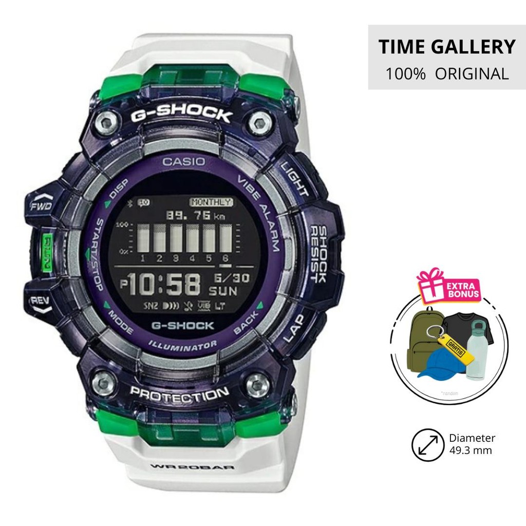Jam Tangan 100% Original Casio Ori G-Shock gbd100sm1a7dr gbd-100sm-1a7dr gbd100sm gb d100sm 1a7