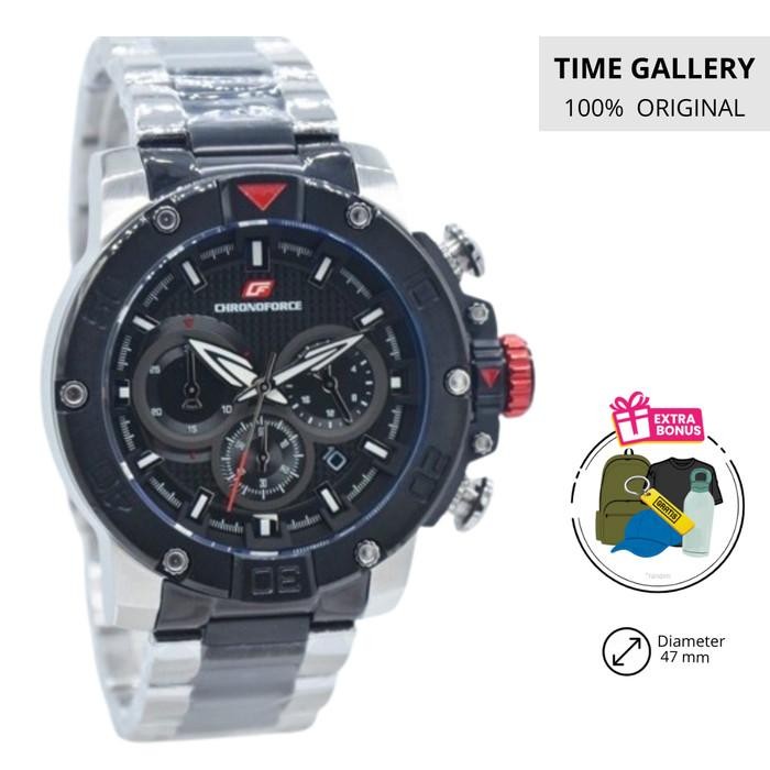 Jam Tangan 100% Original Chronoforce ori chrono force 5257gcbssbblack 5257 5257g cf5257 cf5257g 5257