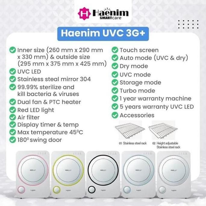 Terbaru Haenim Uv Sterilizer 3Rd Gen / Haenim 4Th Gen [Ready Stock] / Uv Sterilizer / Haenim / Uv St