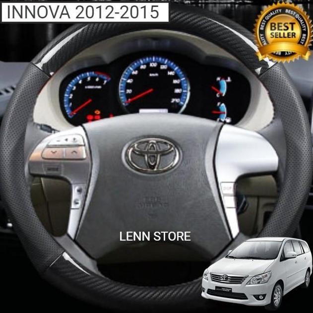 Cover Sarung Stir Carbon Toyota Innova 2Kd 2010 2011 2012 2013 2014 2015