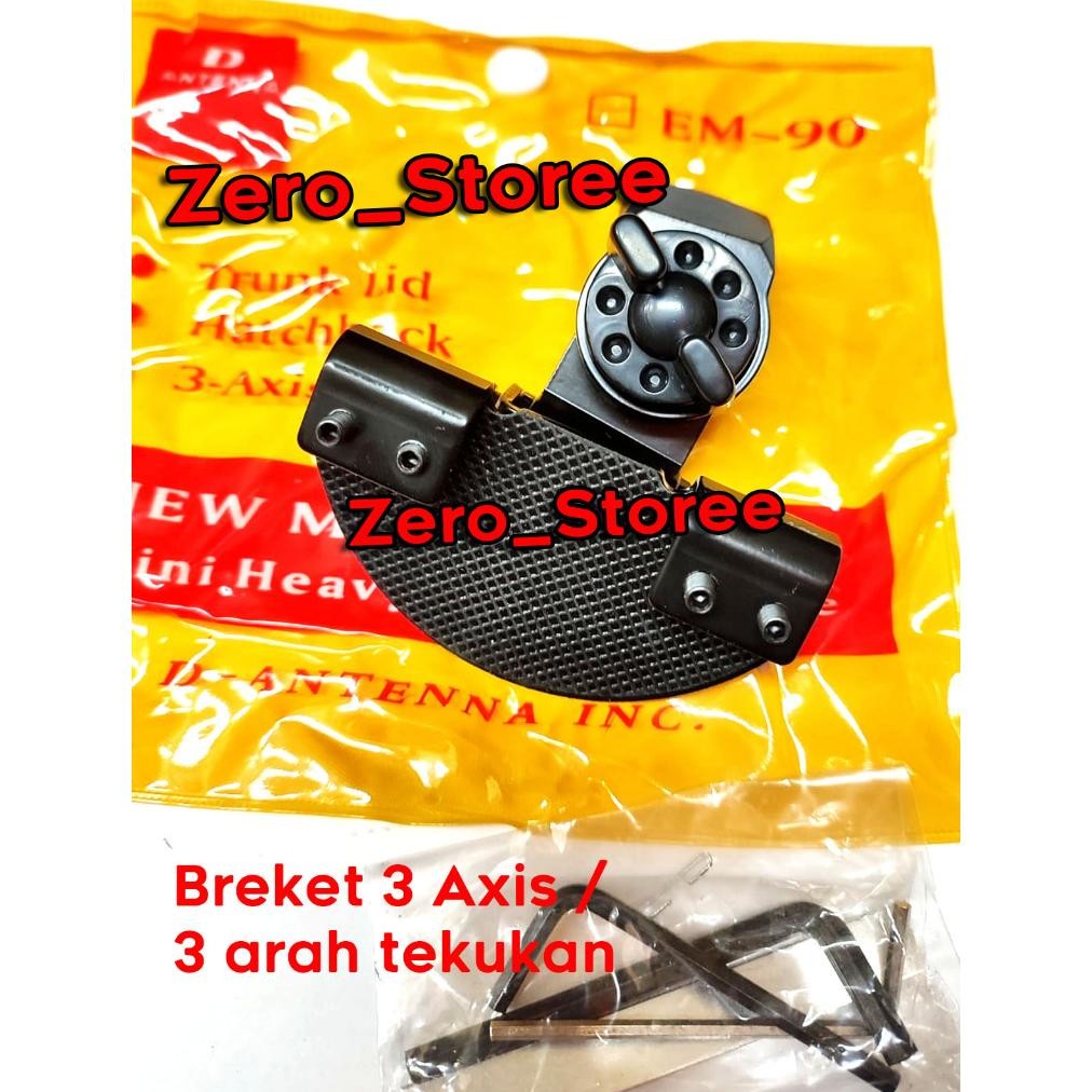 d antenna em-90 bracket antena breket bagasi kap mobil em90 ht rig baru breket em 90 bracket em90 je