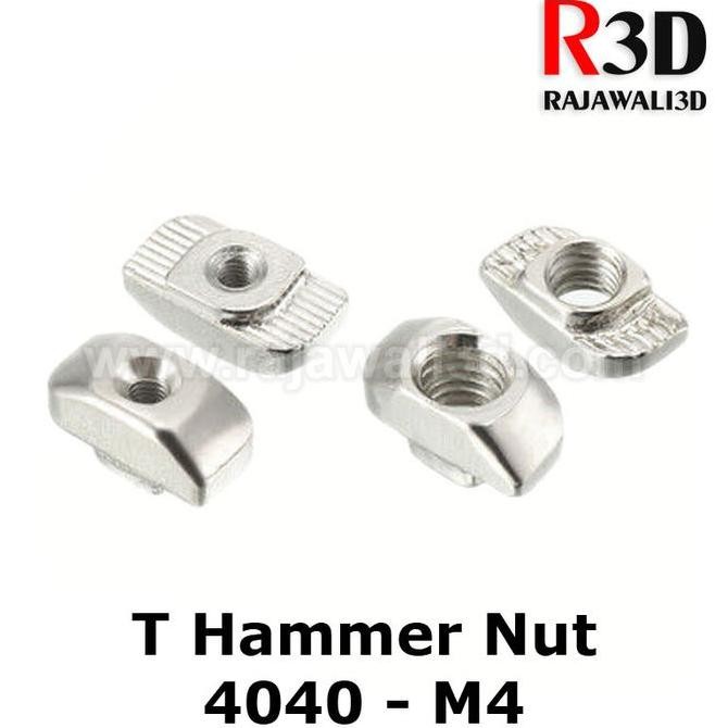 T Nut M4 Tee Nut T Hammer Nut 40-M4 Drop In Aluminium Profile 4040