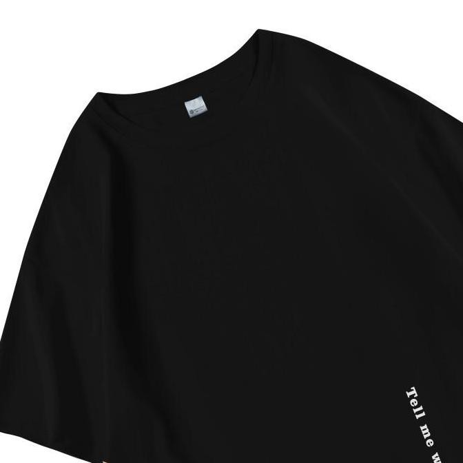 Promo.. Ootdsupply Oversized Tshirt Golden Retriever Hitam L Kaos Oversized I-81