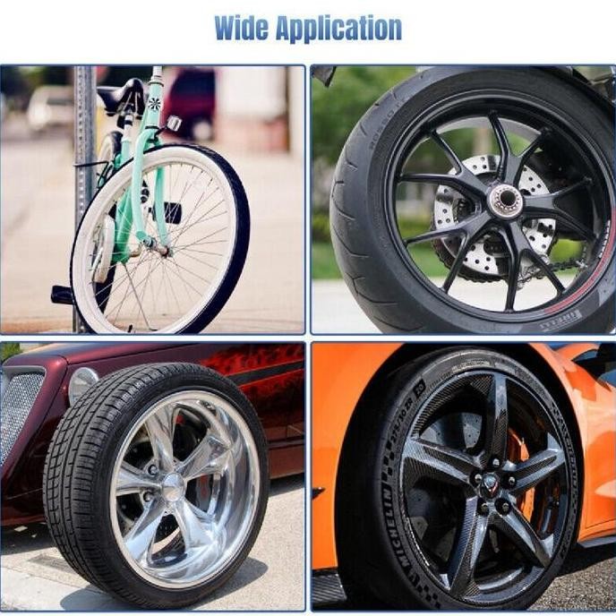 Tire Patch Cold Patch Rubber Stiker Tambal Ban Penambal Ban Mobil Alat Tambal Ban Sepeda 32/42Mm