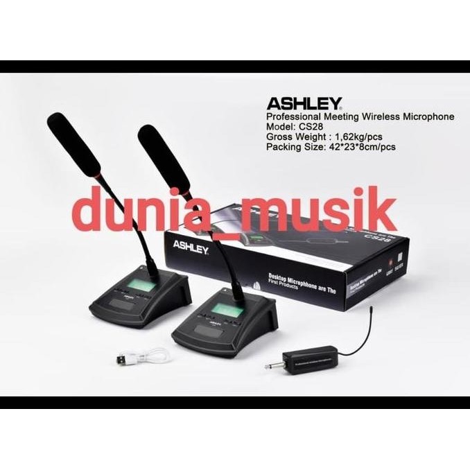 Mic Meja Wireles Ashley Cs28 Cs 28 Original