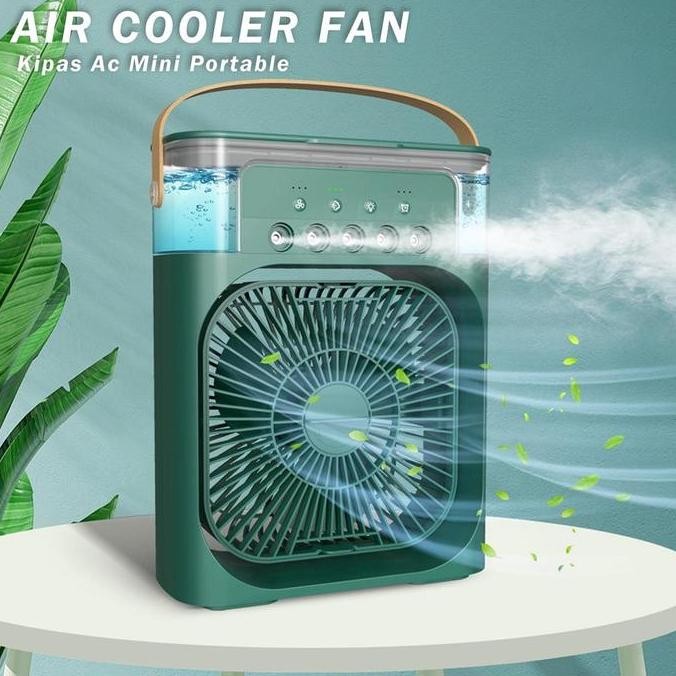 Besar Kipas Ac Mini Cooling Fan Air Cooler Portable Pendingin Ruangan Led Co
