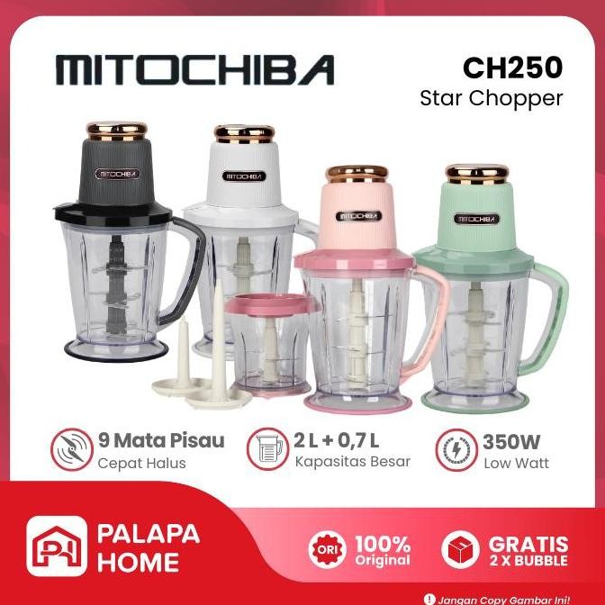 Chopper Mitochiba Ch 250 Mito Choper Ch250 Coper Cooper Copper Blender 9 Mata Pisau Co