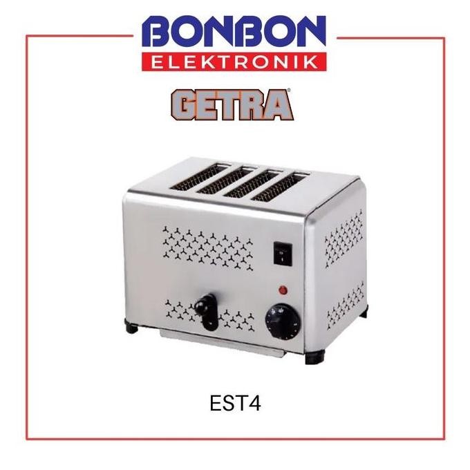 Getra Toaster Est-4 / Pemanggang Roti 4 Slot Est4 Co