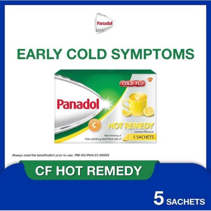 

NEW - Panadol Cold & Flu Hot Remedy With Vitamin C, serbuk minuman, Larutan