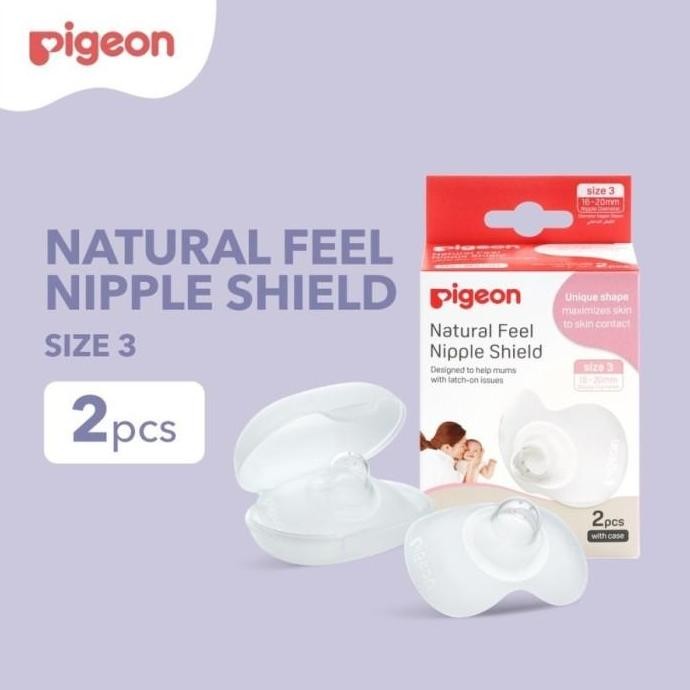 NEW - Penyambung Puting Ibu Menyusui ASI Bayi  Pigeon Nipple Shield Silicone