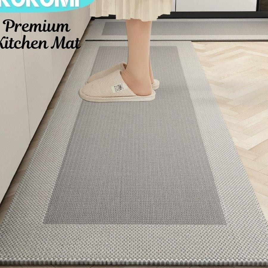 Kokomi Keset Dapur Kirei Keset Lantai Dapur Tahan Minyak Indoor Kitchen Mat Ukuran Besar Ant