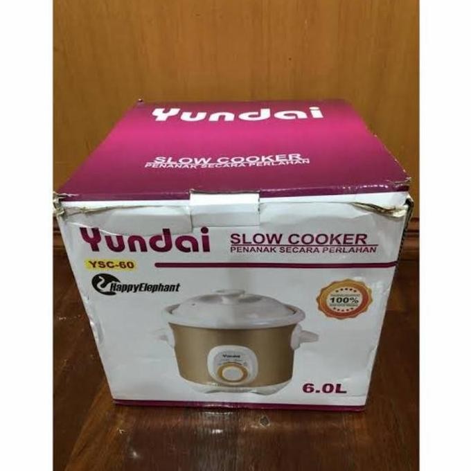 Yundai Slow Cooker Ysc 60 Penanak Lambat 6 Liter Co