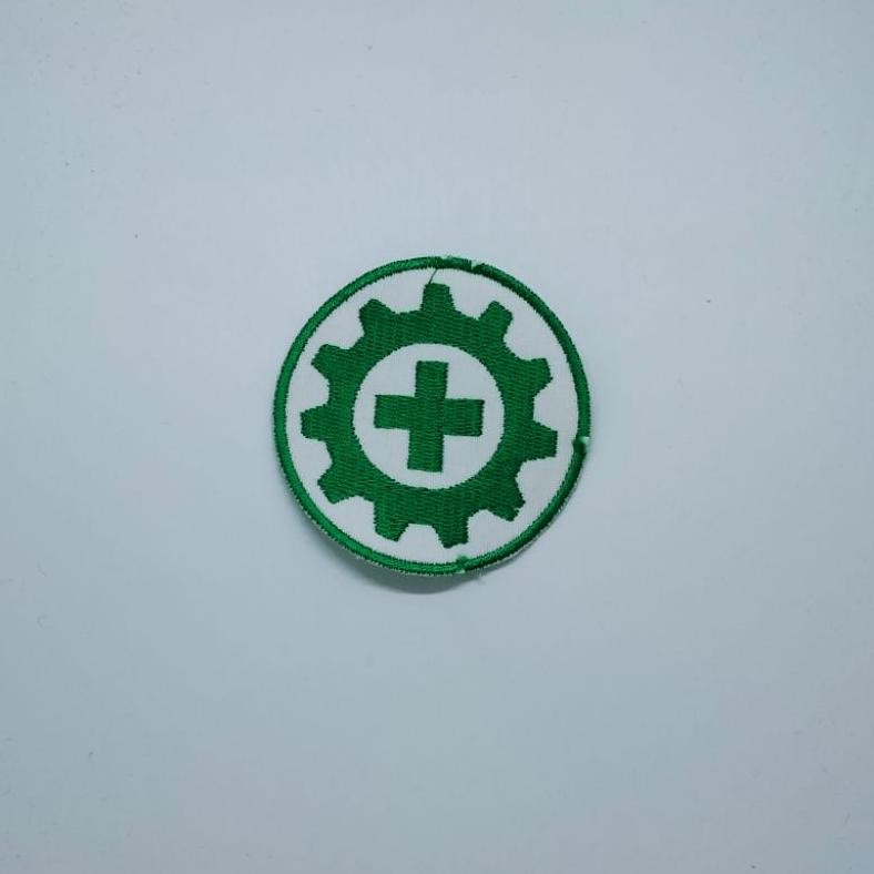 Terbaru Ad-532 Logo Bordir K3 / Logo K3 / Bordir Logo K3 / Bordir K3 / Safety Firts / K3 / Logo Bord