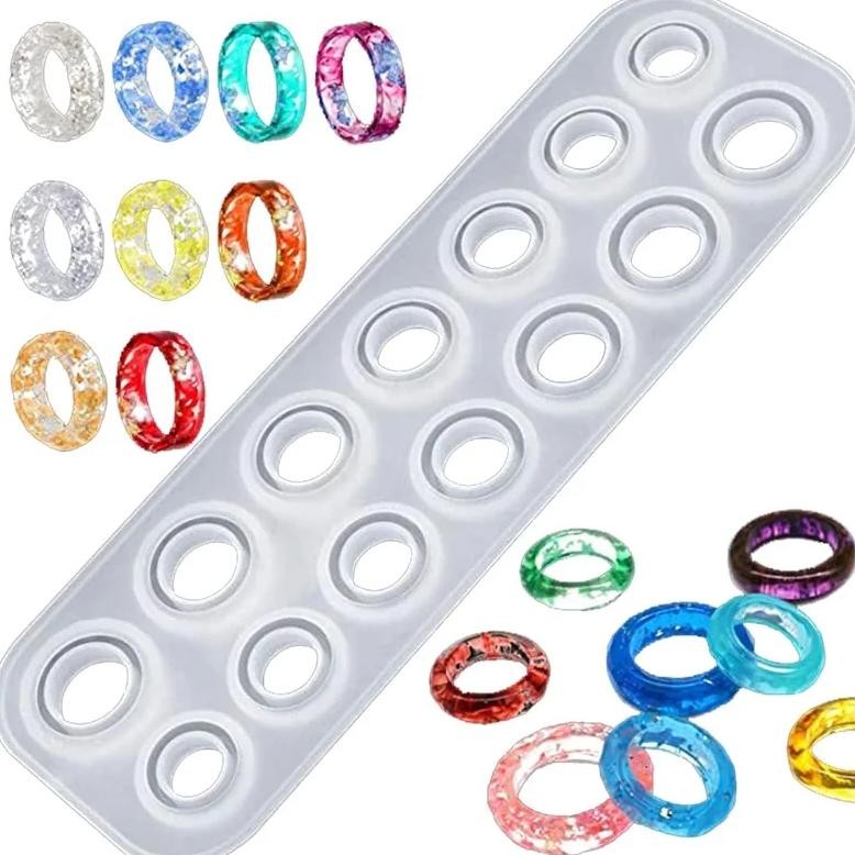

Diy Circle Ring Silicone Mold Necklace Earring Handmade Jewelry Decoration Pendant Cake Food Baking Resin Mold Craft Accessories