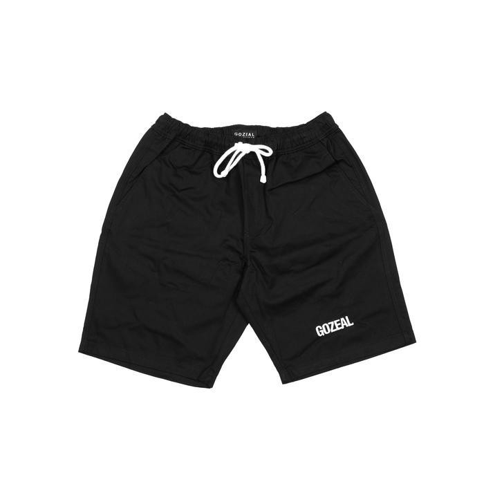 Cod Gozeal | Shortpants | Font Black | Celana Pendek Unisex | Celana Santai | Berkantong Dg-4