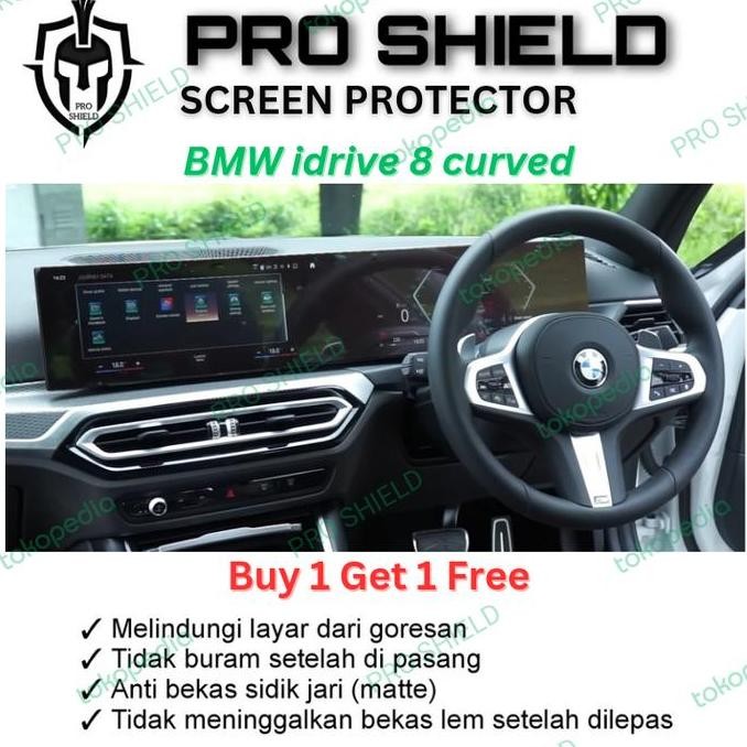 DF225>> Anti gores head unit bmw idrive 8 curve screen