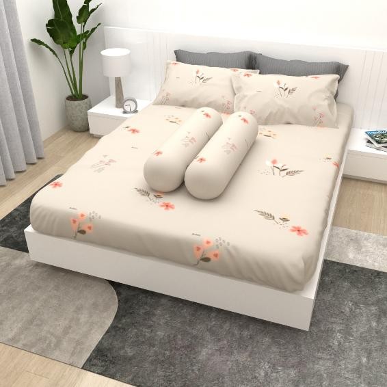 Adela Sprei Set POPPY - Sprei Set Tanpa Bedcover