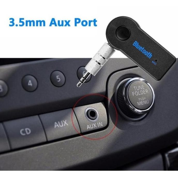 DR181>> Penerima Audio Bluetooth / Musik Nirkabel Handsfree Konektor Mobil A2DP Speaker HP Alat Pema