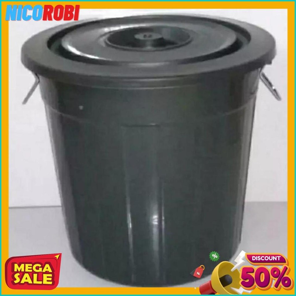 Viral Nih Ember Plastik Warna Hitam 30 Liter Gagang Kuning Gratis Gayung