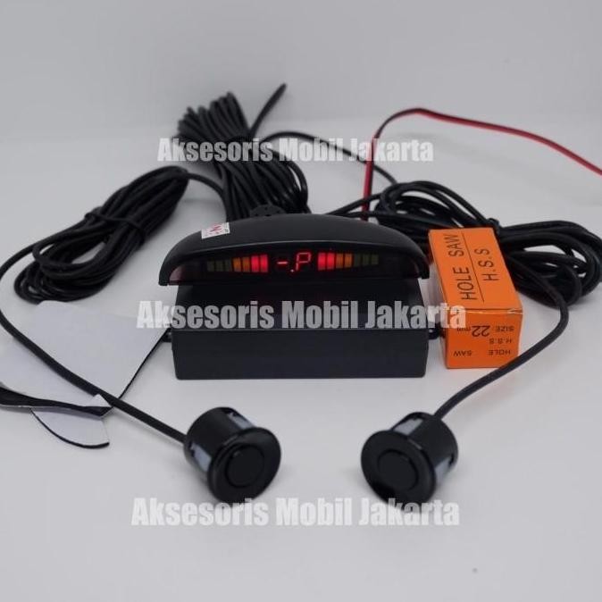 Sale Sensor Parkir Mundur Mobil Agya Ayla 2 Titik Hitam Plus Lcd Display