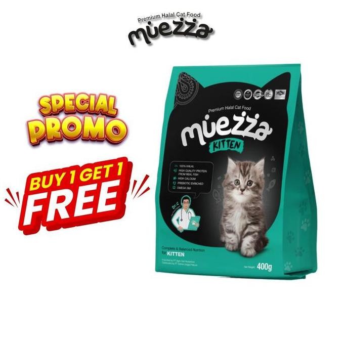 PROMO - Makanan Anak Kucing Kering Kitten - Muezza Food