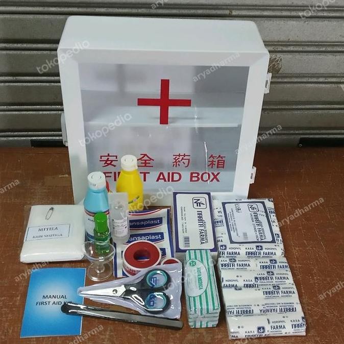 TERLARIS - PK/ paket PK dinding murah/ kotak BMA 8 + isi lengkap/ UKS