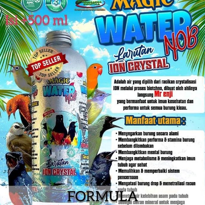 

BEBAS ONGKIR - Minuman Magic Water Nob larutan Ion Crystal 00 ml by Penggacor Seketika - Air