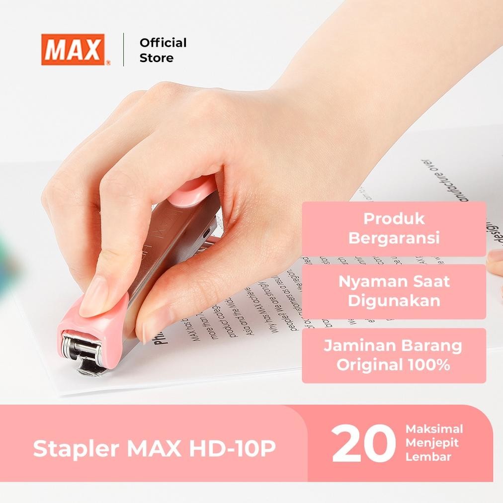 

He13 Max Stapler Staples Jegrekan Hekter Hd10 Max Hd-10 Pastel Series Colourful Berwarna He13
