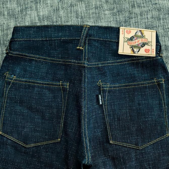Adelaide Denim | 23oz Queen Of Slub Greenish Orange Copper Selvedge PS
