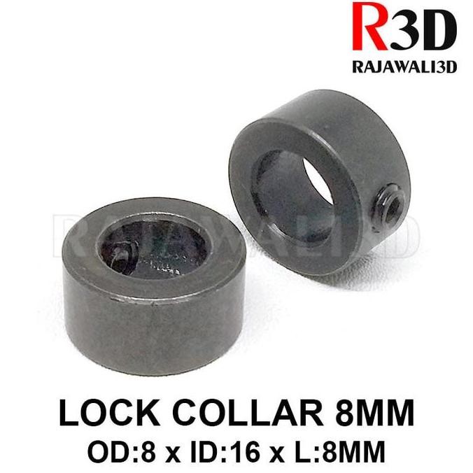 LockCollar Lock Collar 8mm Steel Black