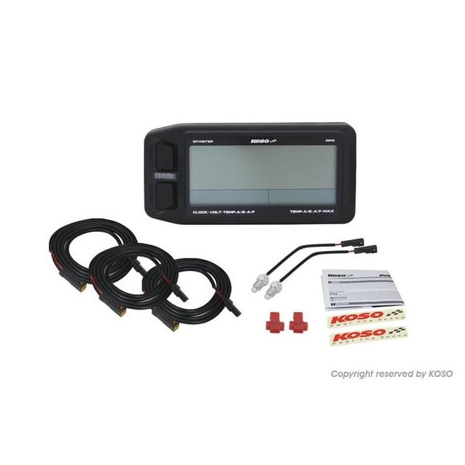 Koso Efi Multi Meter Rpm/Temp/Afr/Clock Universal Type