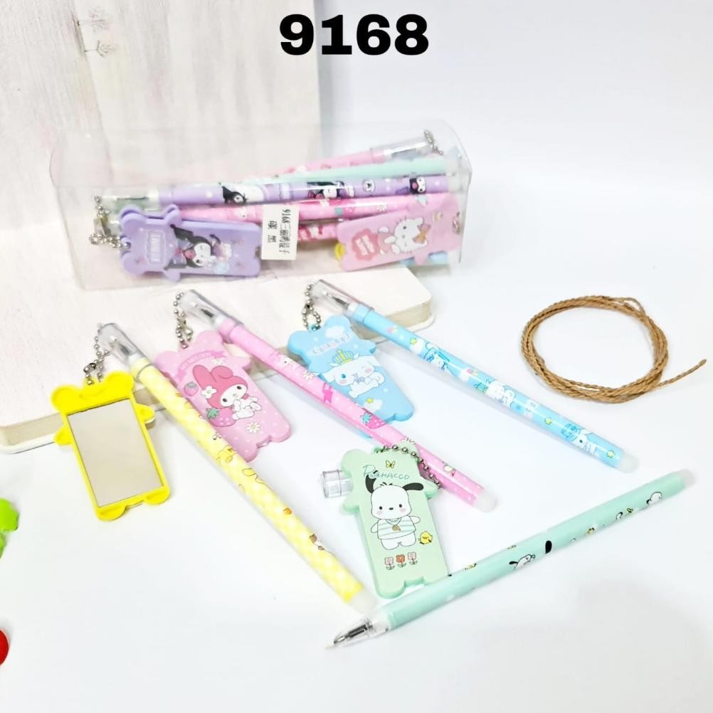 

Sr-32 (12Pc) Pena Ballpen Pen Gel Motif Gantung Cermin Sanrio Sr-32