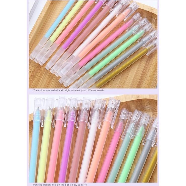 

Tw39 12Pcs Pena Pen Pulpen Gel Warna Warni Gm-St0082 Tw39