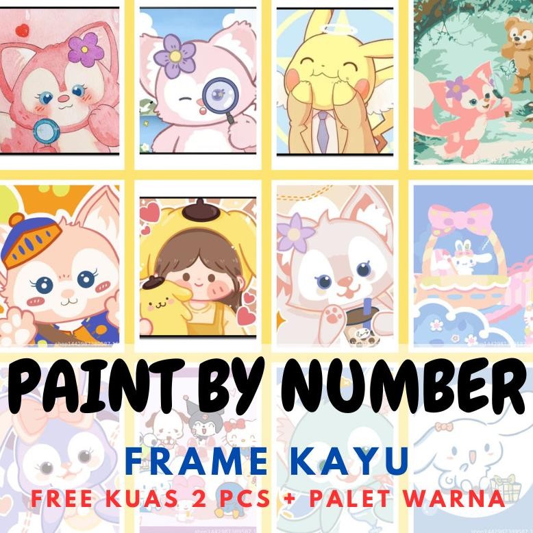 

Rwet-23 Paint By Number Kanvas Lukis Canvas Diy Painting St0025 Rwet-23