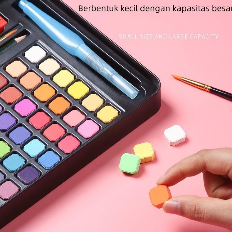 

By05 Cod-Cat Air Warna 36 Dan 48 Warna //Alat Cat Air Warna Per Set ( Sudah Termasuk Kuas Dan Kertas Lukis) By05