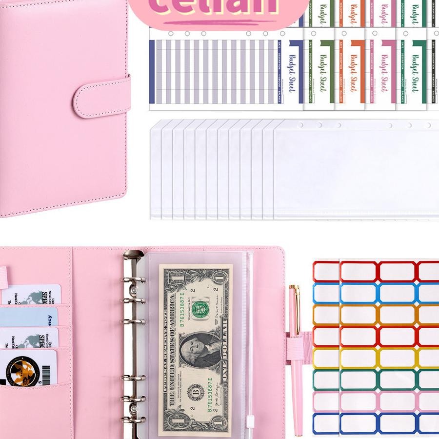 

Free Giftpaket Binder Nabung Keuangan Lengkapa6 Daun Longgar Macaroon Pu Buku Catatan Kulit Buku Catatan Keuangan Keuangan Keluarga Buku Tabungan Uang Saku Zip