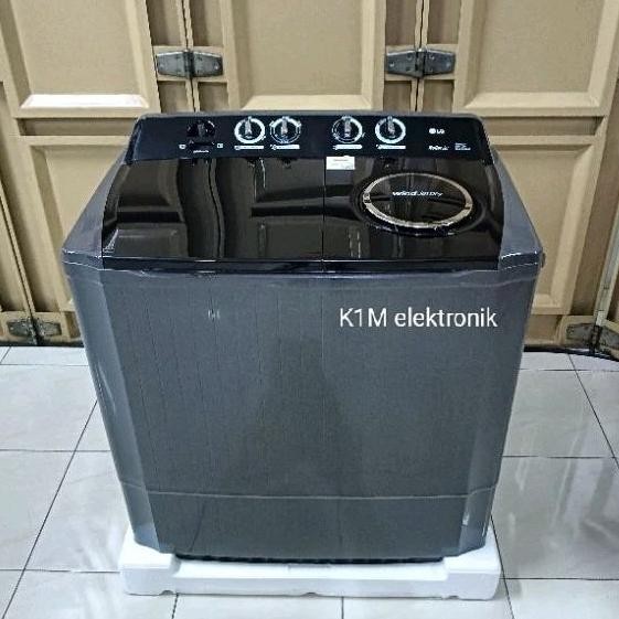 Mesin cuci LG 2 tabung 15 kg P1500RTM P-1500RTM