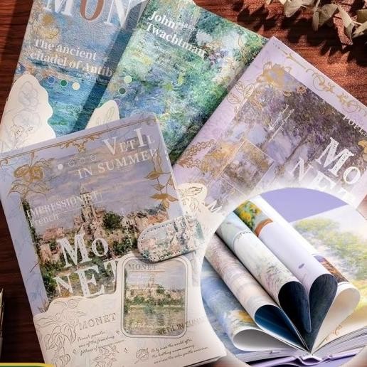 

Sutangfull Color Buku Diary Nature Pemandangan Korea Vintage Lucu Notebook Buku Catatan Untuk Penutup Magnet Buku Catatan Lukisan Cat Minyak Sastra