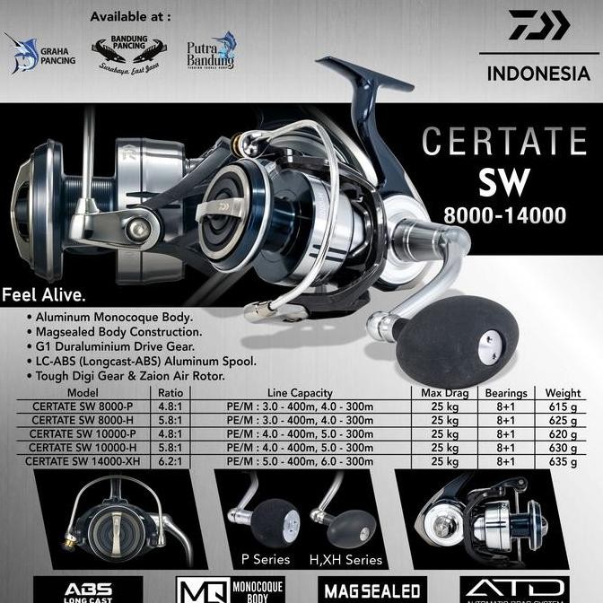 REEL DAIWA CERTATE 21 SW