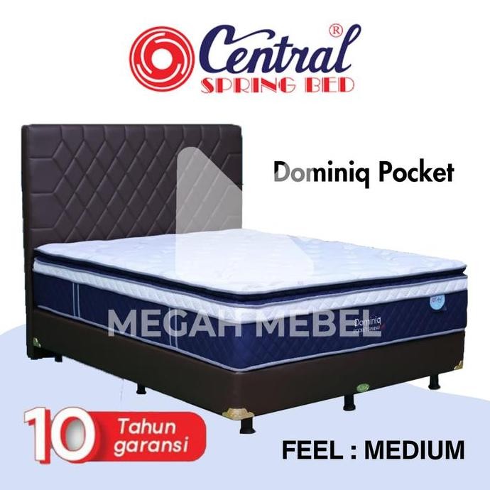 Spring Bed Central Tipe Dominiq Pocket