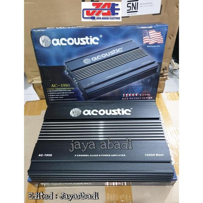 POWER 4 CHANNEL MOSFET ACOUSTIC AC 1950 (15000Watt)