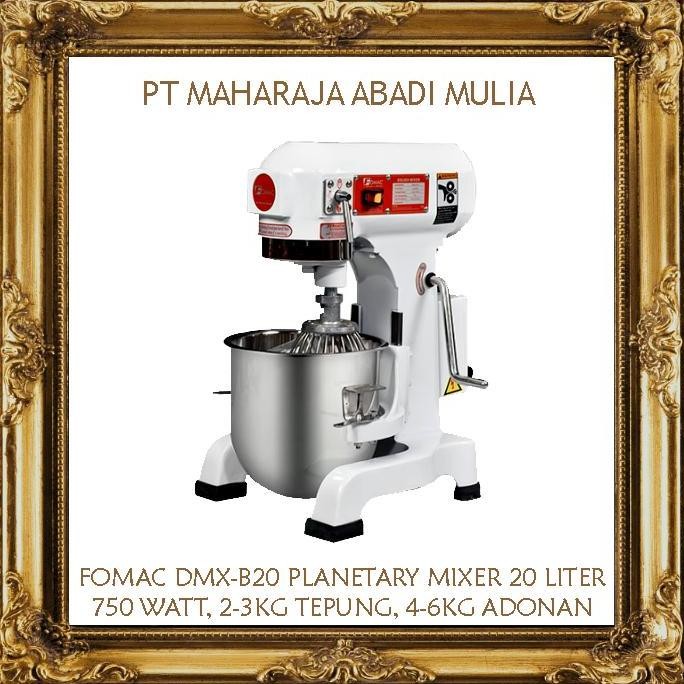 Murah Planetary Mixer Fomac Dmx-B20 Kapasitas 20 Liter