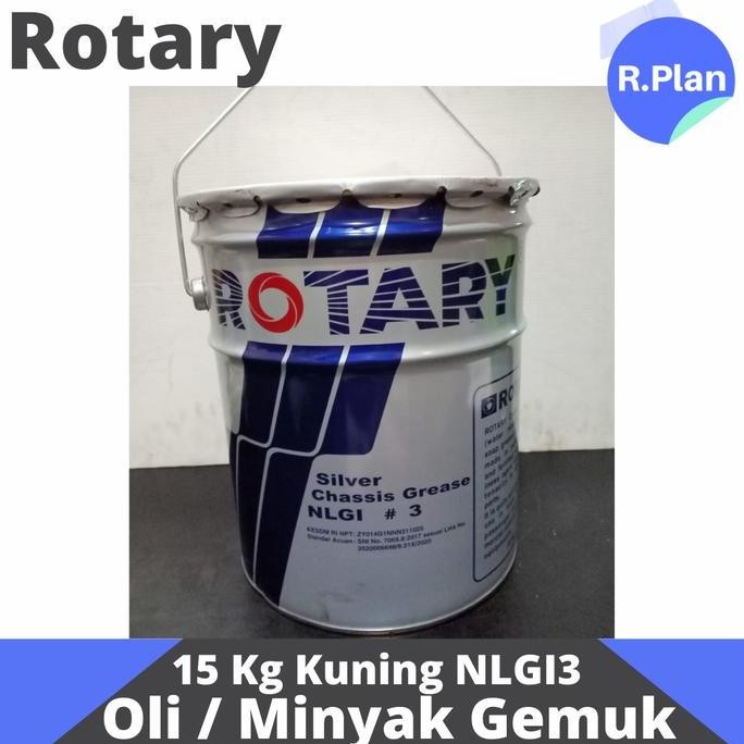 Oli Gemuk Minyak Gemuk ROTARY Silver chassis Grease Kuning NLGI3 15kg