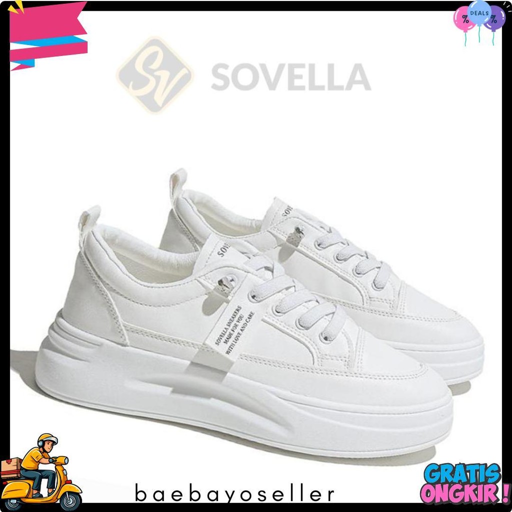 SOVELLA Maulvi Sepatu Wanita Sneakers Polos