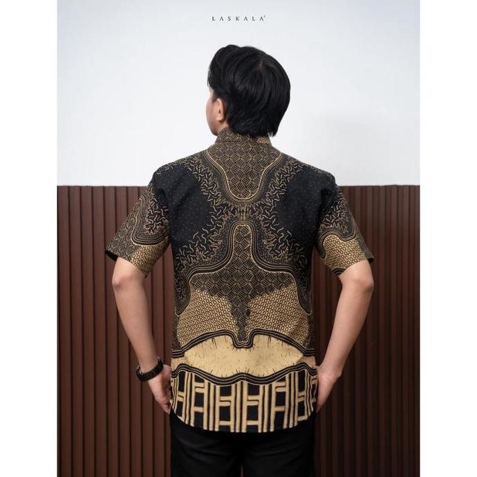Murah Laskala Premium Batik - Rajiv | Slimfit | Lengan Pendek