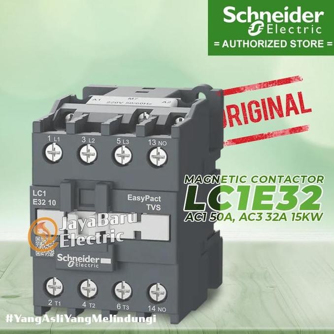 New Schneider Kontaktor Contactor Lc1E32 Lc1E3201 Lc1E3210 Lc1E3210B7 Lc1E3210E7 Lc1E3210F7 Lc1E3210