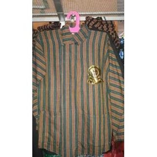 Lurik Baju adat Laki-laki DEWASA Sorjan & model SHANGHAI khas jawa .baju lurik, grosir termurah