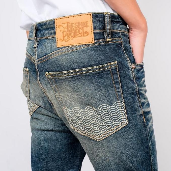 Sale Bespoke Project - Celana Jeans Denim 371 Slim Tapered