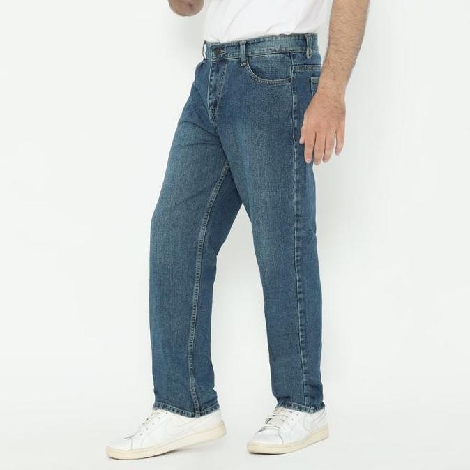 Murah Nuber Celana Panjang Pria Baggy Jeans Non Stretch